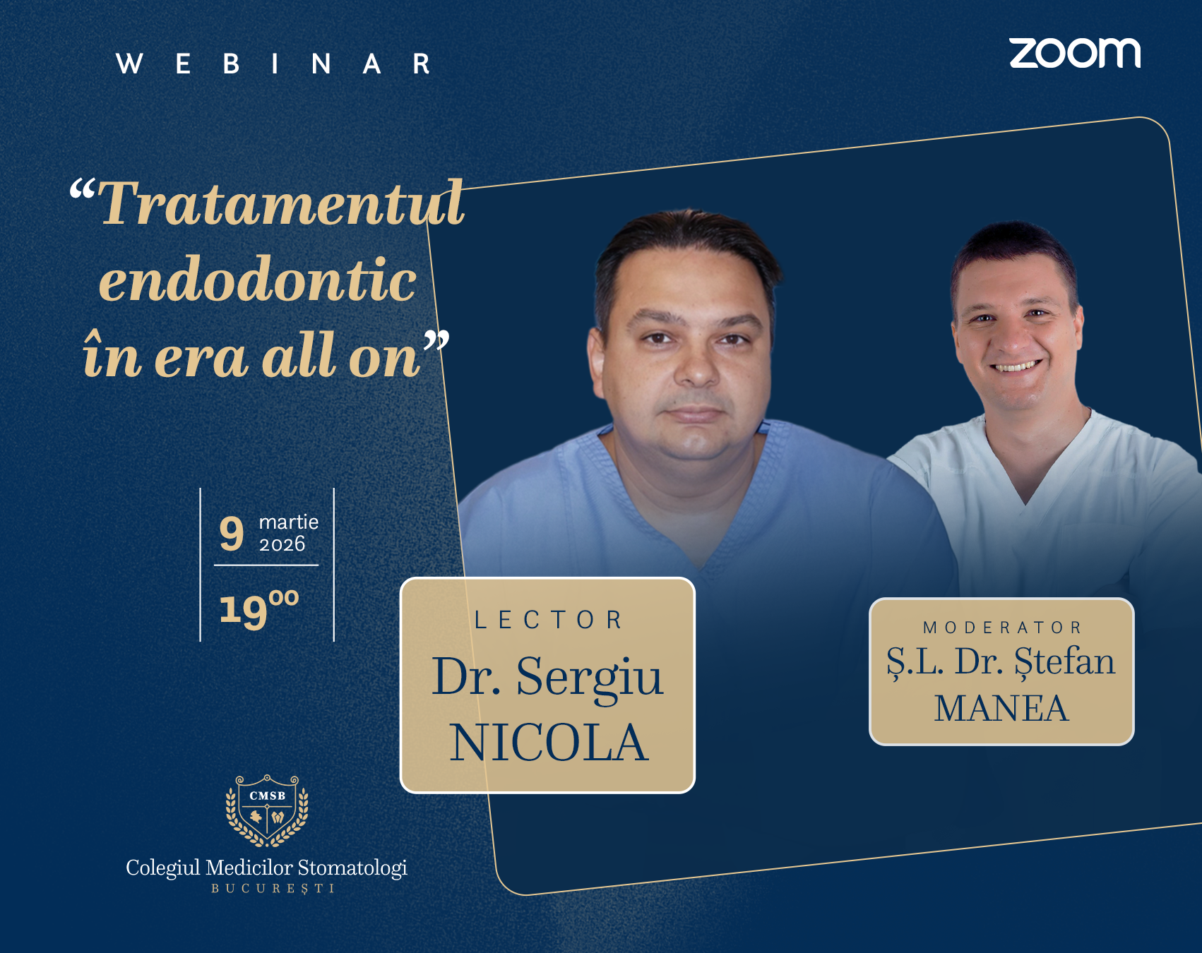 Webinar Tratamentul endodontic în era All-on