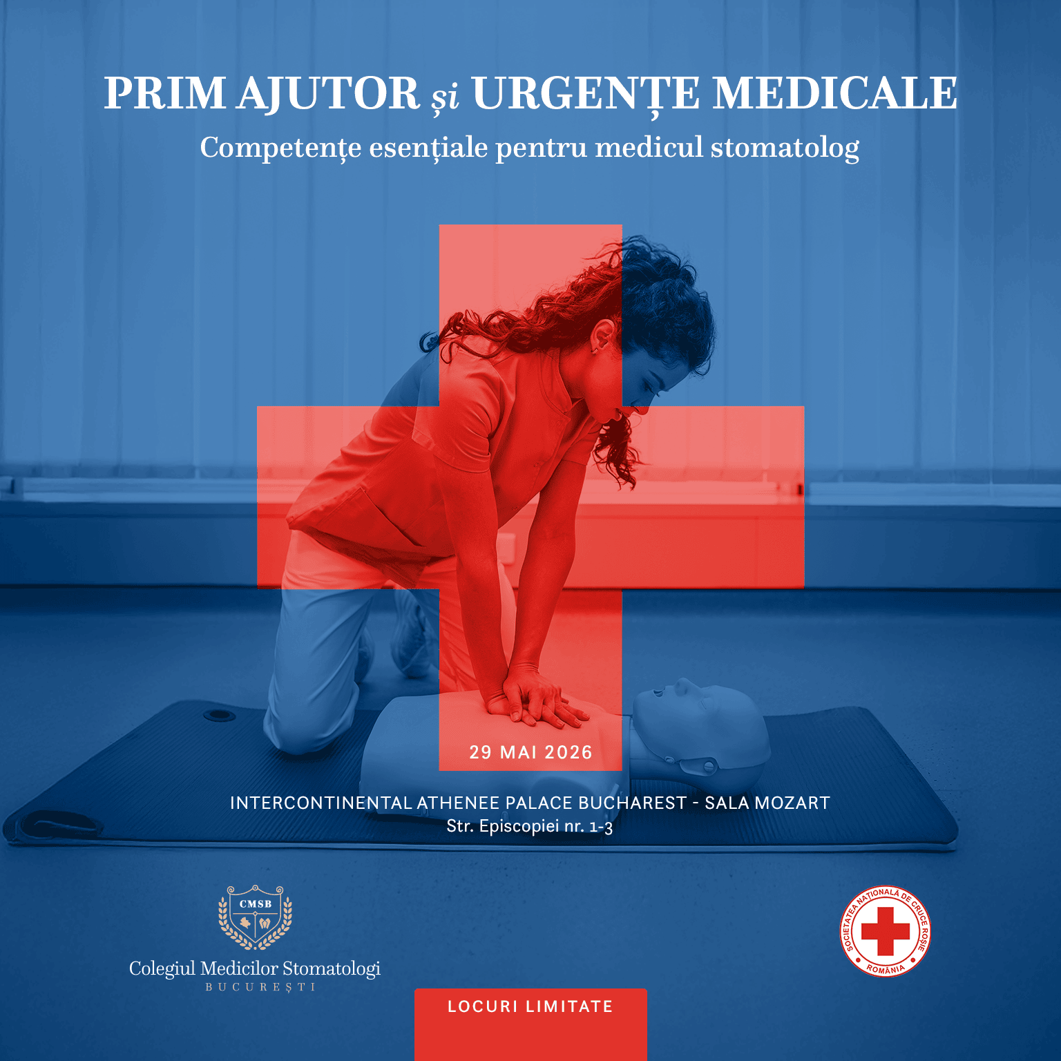 Prim ajutor și urgențe medicale: Competențe esențiale pentru medicul stomatolog 29 mai