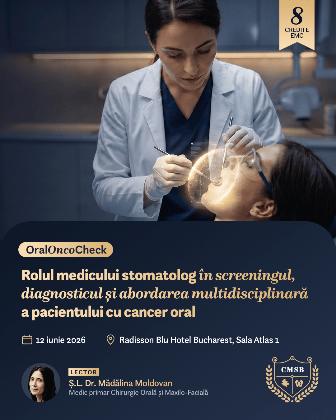 Curs EMC „OralOncoCheck” - 12 iunie 2026