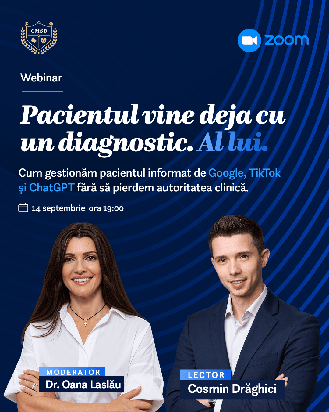 Webinar Pacientul vine deja cu un diagnostic. Al lui.
